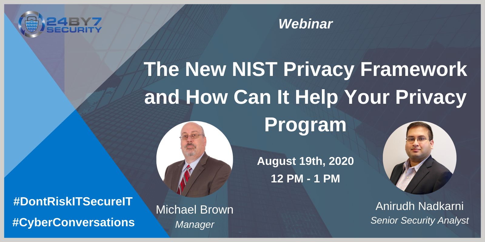 New NIST Privacy Framework, Web